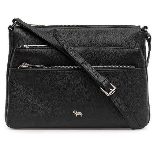 фото Сумка кроссбоди женская labbra натуральная кожа, черный