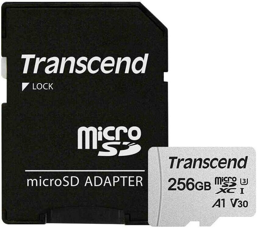 Карта памяти Transcend microSDXC 256 ГБ Class 10, V30, A1, UHS-I U3, R/W 100/40 МБ/с, адаптер на SD, серебристый - фотография № 9