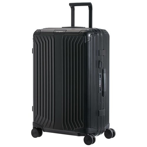 фото Чемодан samsonite lite-box alu m 71 л, черный/black