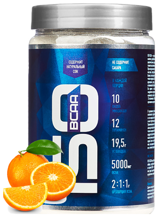 Изотоник RLine ISOtonic BCAA, апельсин, 450 гр. спортивный напиток + витамины с БЦАА
