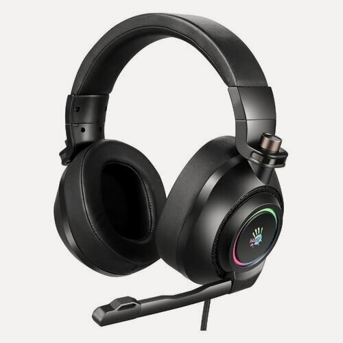 Изображение товара Гарнитура игровая A4TECH Bloody G580, для компьютера, мониторные, проводные, черный [g580 usb /black]
