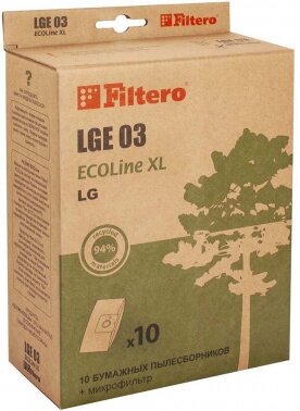 Мешок-пылесборник FILTERO ECOLine XL LGE-03 - фотография № 4