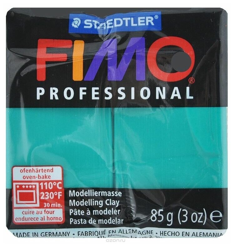   Fimo Professional 8004-500 green 85 .,   1 .