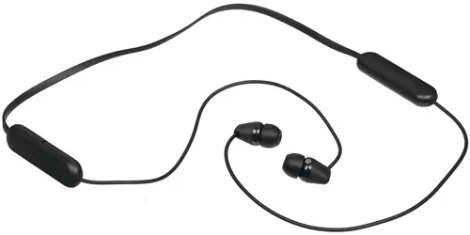Наушники с микрофоном SONY WI-C200, Bluetooth, вкладыши, черный [wic200b.e] - фото №12