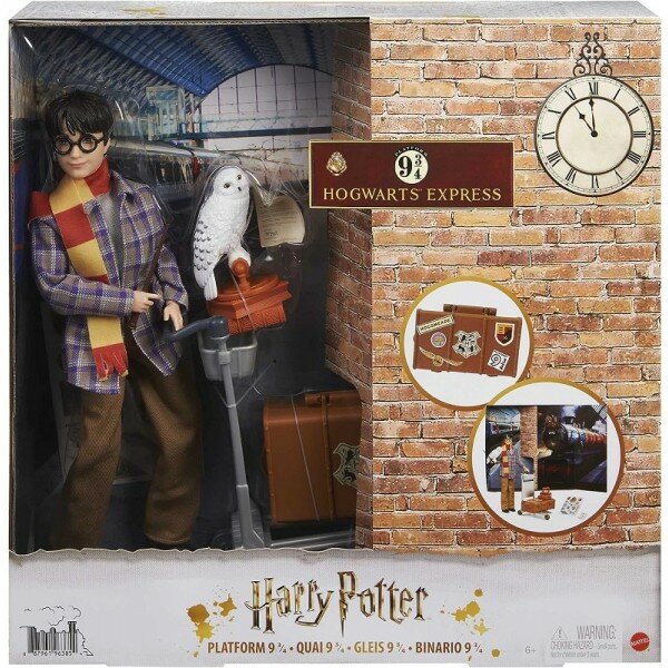 Кукла Mattel Harry Potter Гарри Поттер на платформе 9 3/4, арт. GXW31