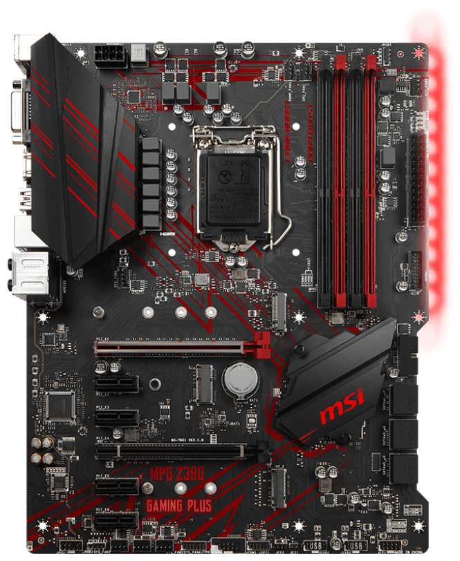 Материнская плата MSI MPG Z390 GAMING PLUS