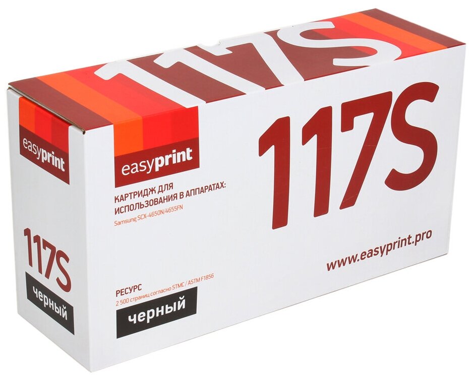 Тонер-картридж EasyPrint Ls-117s для Samsung Scx-4650n/4655fn .