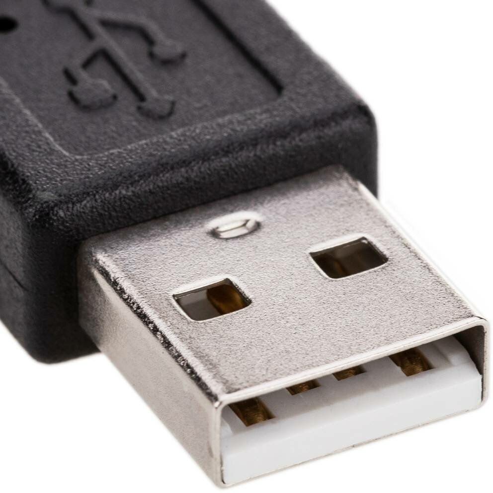 Кабель USB 2.0, 1 м Am -> Am, чёрный | ORIENT UC-110 — фото 1