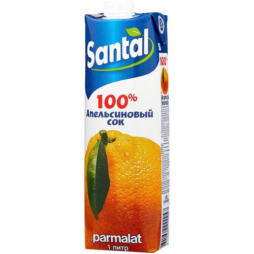Сок SANTAL апельсиновый 1л. 1шт.
