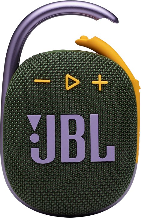 Портативная акустика JBL Clip 4, 5 Вт, зеленый