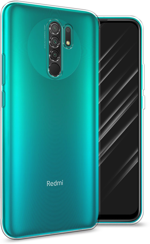 Силиконовый чехол на Xiaomi Redmi 9 / Сяоми Редми 9, прозрачный