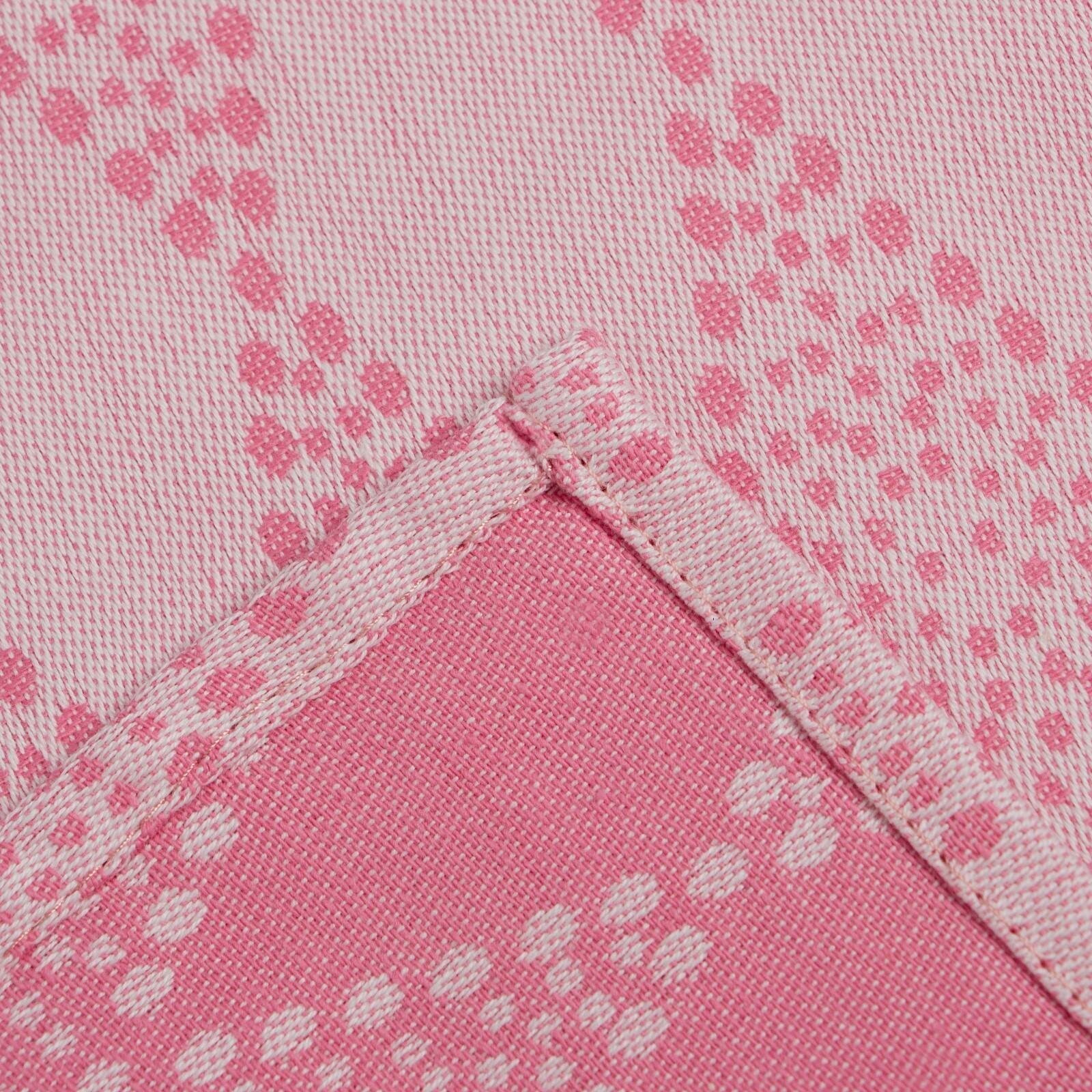 Полотенце "Этель" Ажур 40х60см, цвет розовый, 200г/м2, 100% хлопок - фотография № 4