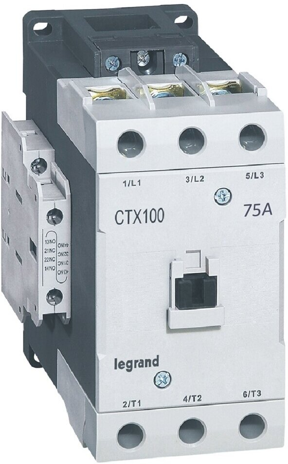 Legrand CTX3 Контактор 100 3P 75A 2но2нз ~230В, Legrand, арт.416186