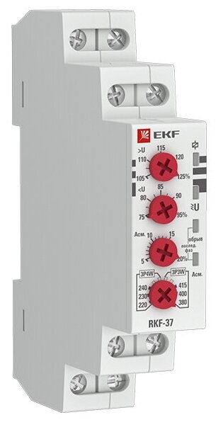 Реле контроля фаз RKF-37, EKF PROxima