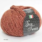 Пряжа Seam Silk Tweed Сеам Силк Твид, 055 яшма, 65% мериносовая шерсть 35% шелк, 50г, 175м, 1 моток - изображение