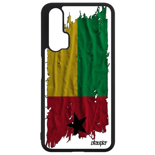 фото Чехол для мобильного honor 20 pro, "флаг гвинеи бисау на ткани" государственный страна utaupia