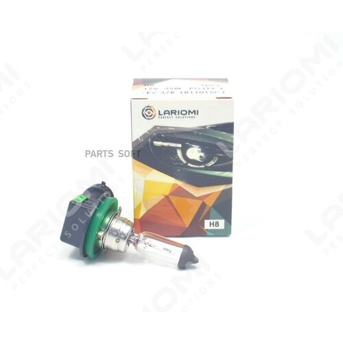 Лампа Галогенная H8 12V 35W Pgj19-1 (Коробка 1 Шт.) LARIOMI арт. LB11015C1