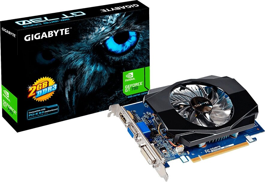 Видеокарта GIGABYTE GeForce® GT730, , 2ГБ, GDDR3, Retail - фото №10