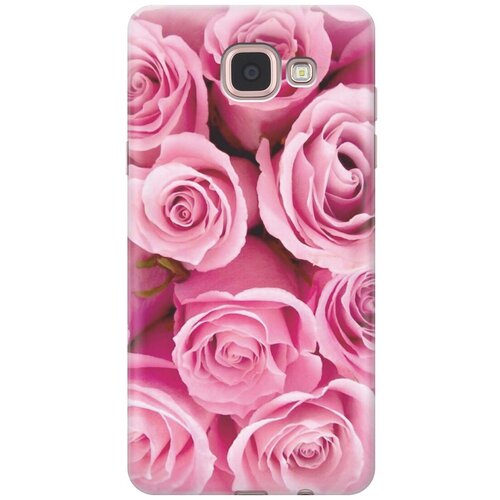 фото Cиликоновый чехол на samsung galaxy a5 (2016) / самсунг а5 2016 с принтом "букет роз" gosso