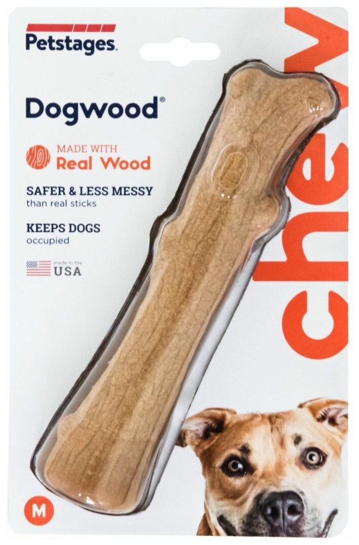 Petstages игрушка для собак Dogwood палочка деревянная 16 см малая - фото №18