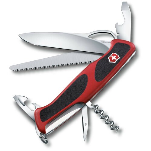 Нож многофункциональный VICTORINOX RangerGrip 79 красный/черный нож victorinox rangergrip 61 0 9553 mc 130мм 11 функц красно чёрный