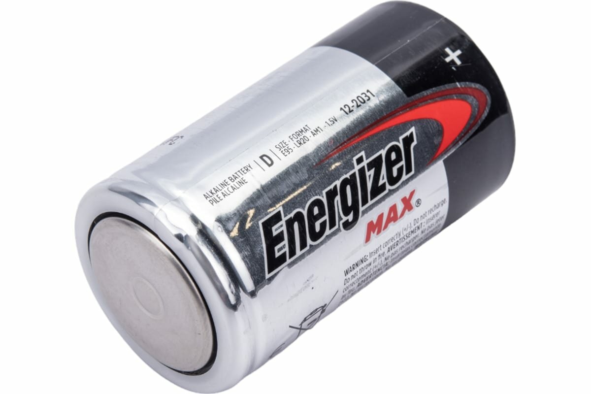 батарейка большая d алкалиновая energizer max, 2шт - фото №8