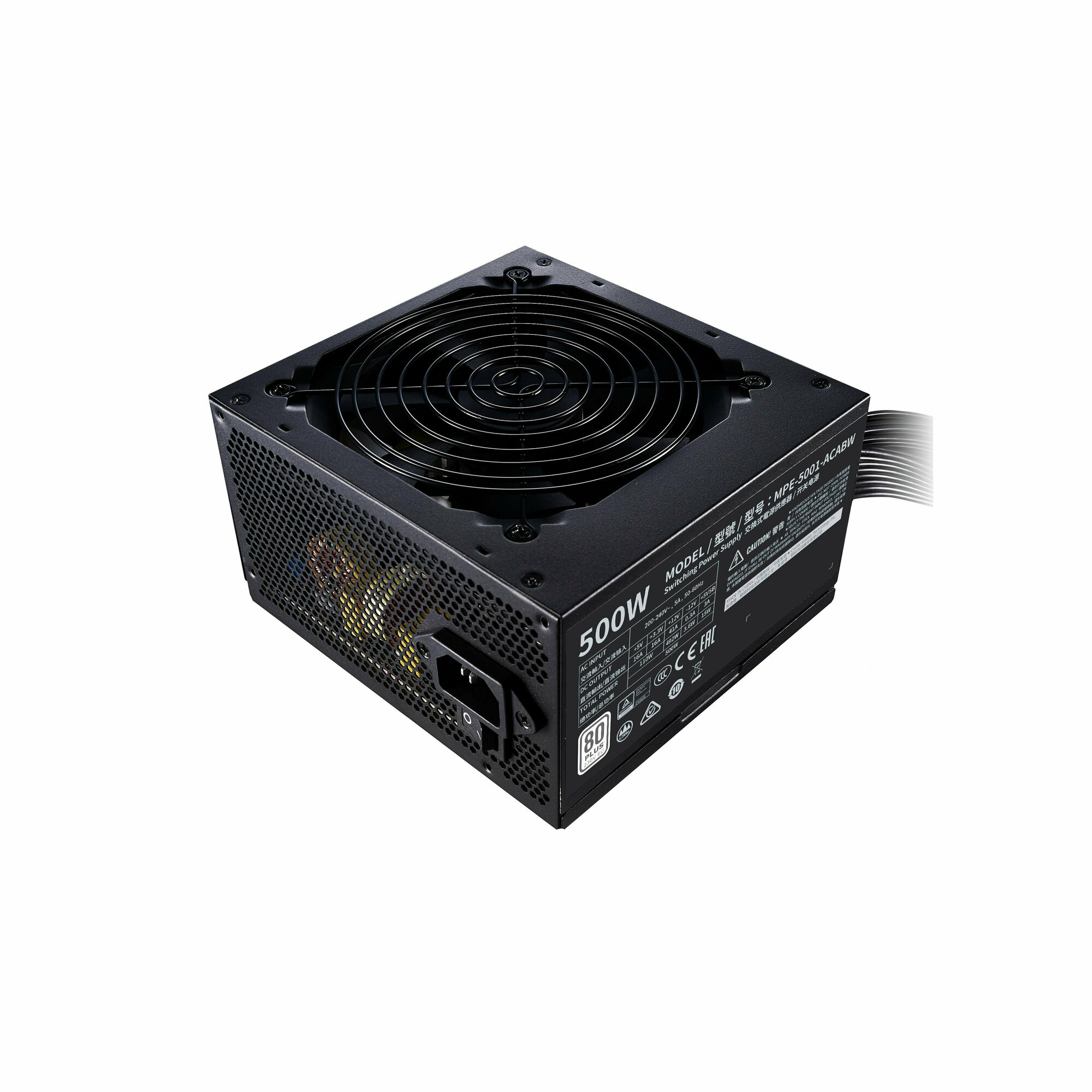 Блок питания Cooler Master MWE 500 White 230V - V2 500W (MPE-5001-ACABW) черный BOX - фото №7