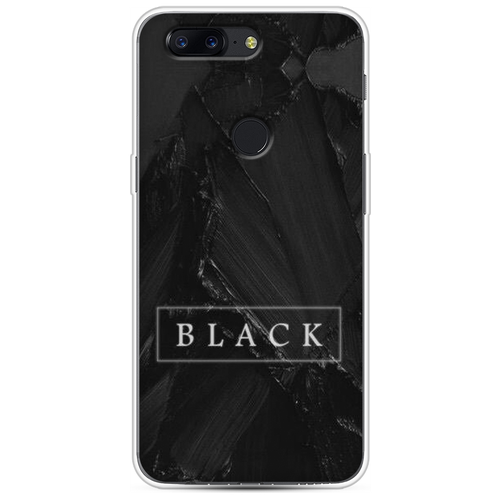 Силиконовый чехол на OnePlus 5T / ВанПлюс 5Т Black цвет силиконовый чехол на oneplus 5t ванплюс 5т black цвет