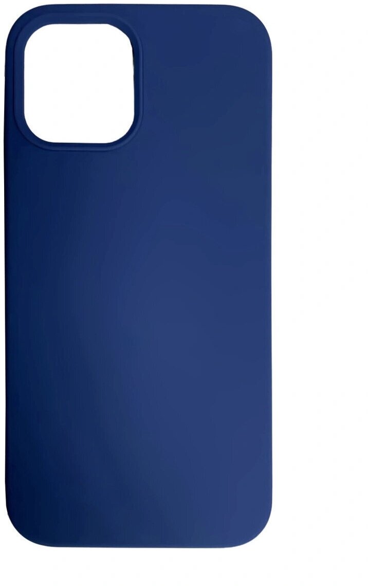 Силиконовый чехол на iPhone 13 mini (на айфон 13 мини), синий