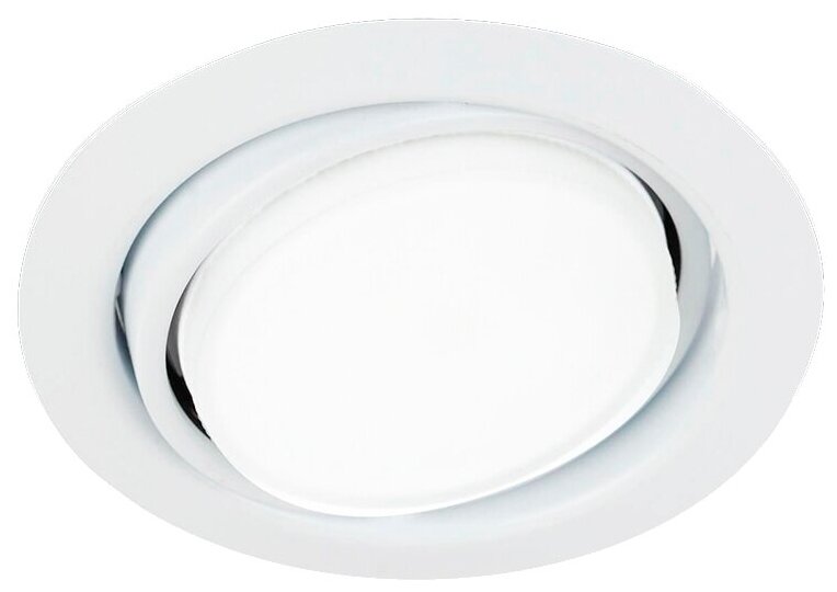 Светильник Ambrella light Classic GX53 G103 WH, LED, 12 Вт, цвет арматуры: белый, цвет плафона: белый, 50 шт.