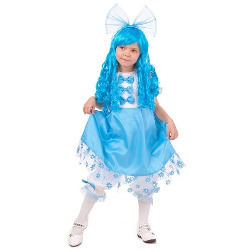 фото Костюм пуговка мальвина (2041 к-18), голубой, размер 134