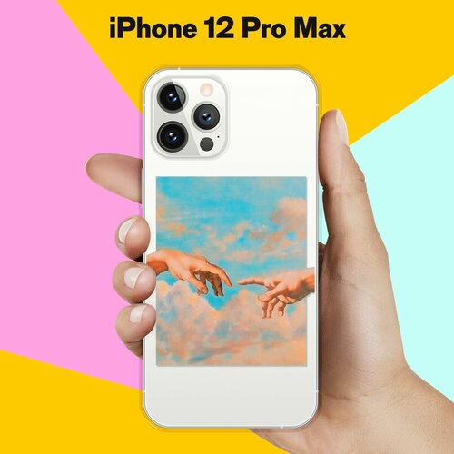 Силиконовый чехол Искусство на Apple iPhone 12 Pro Max силиконовый чехол на apple iphone 12 pro max эпл айфон 12 про макс с рисунком fatigue soft touch желтый