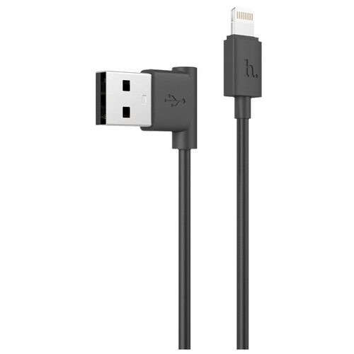 Кабель Hoco USB - Lightning (UPL11), 1.2 м, 1 шт., черный датаабель для зарядки телефона usb lightning ip для смартфона apple hoco x83 victory провод 1 метр 2 4a белый