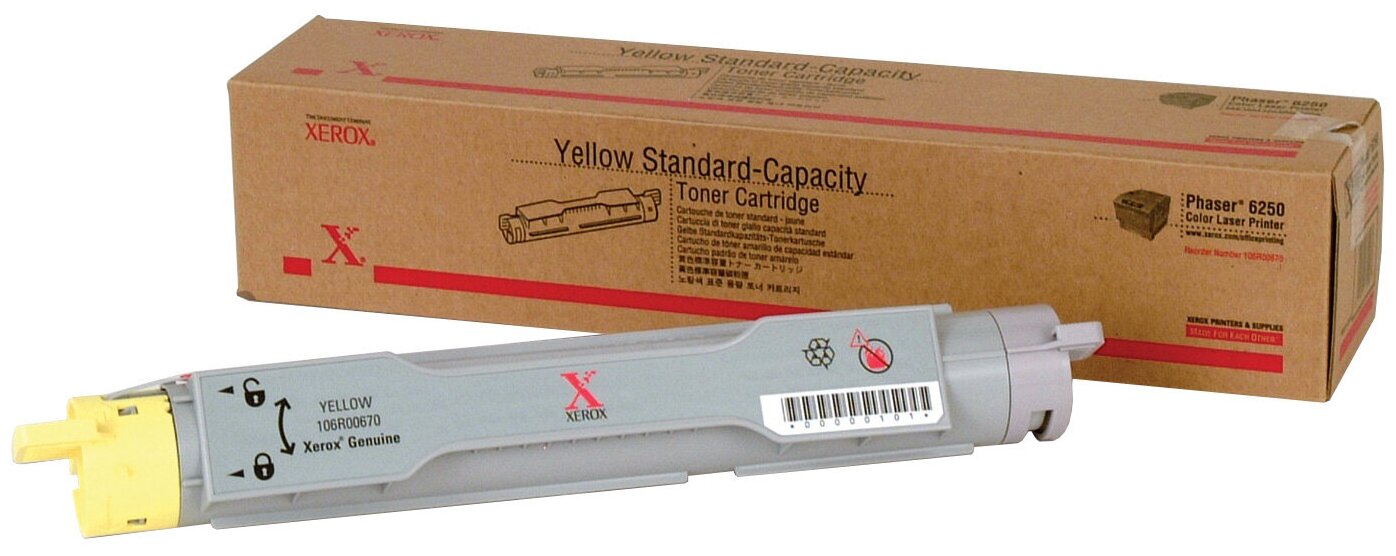 106R00670 Тонер-картридж XEROX Phaser 6250 106R00670 стандартный, желтый CNL