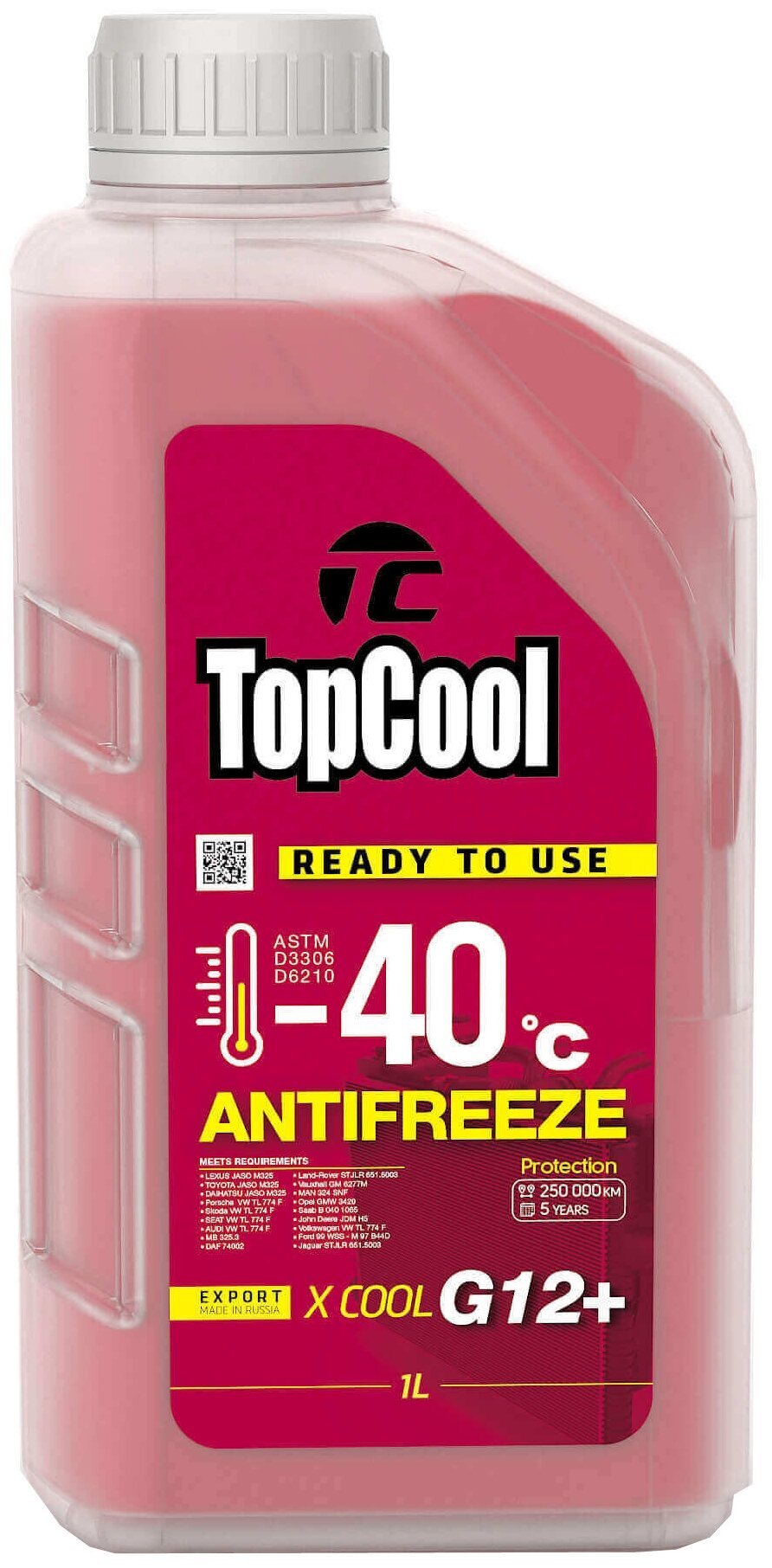 Topcool Antifreeze  Cool -40c 1. () G12+ TOPCOOL . Z0031