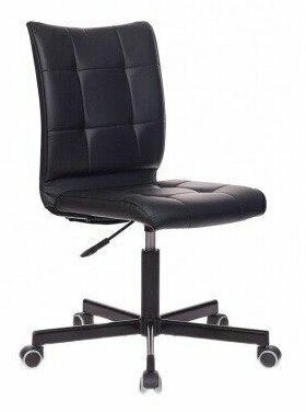 Кресло компьютерное Бюрократ CH-330M/BLACK без подлокотников - black