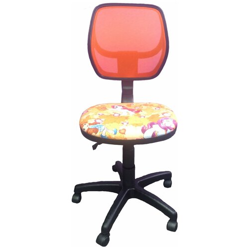 фото Компьютерное кресло libao lb-c05 детское, обивка: текстиль, цвет: оранжевый пони