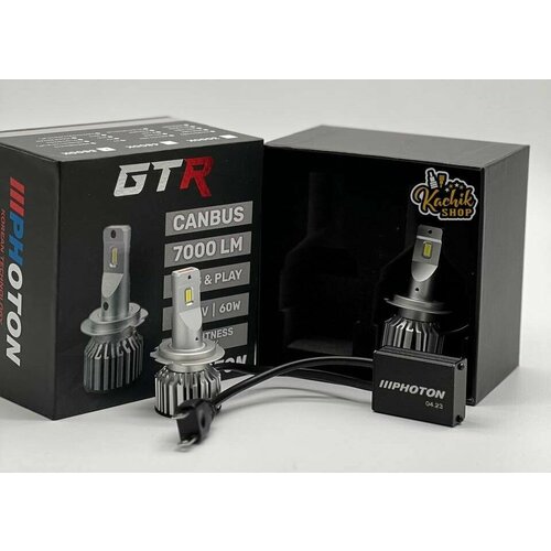 Светодиодные автомобильные лампы LED PHOTON GTR hb4. 10-30V 60W 5500K 2шт. KachikShop