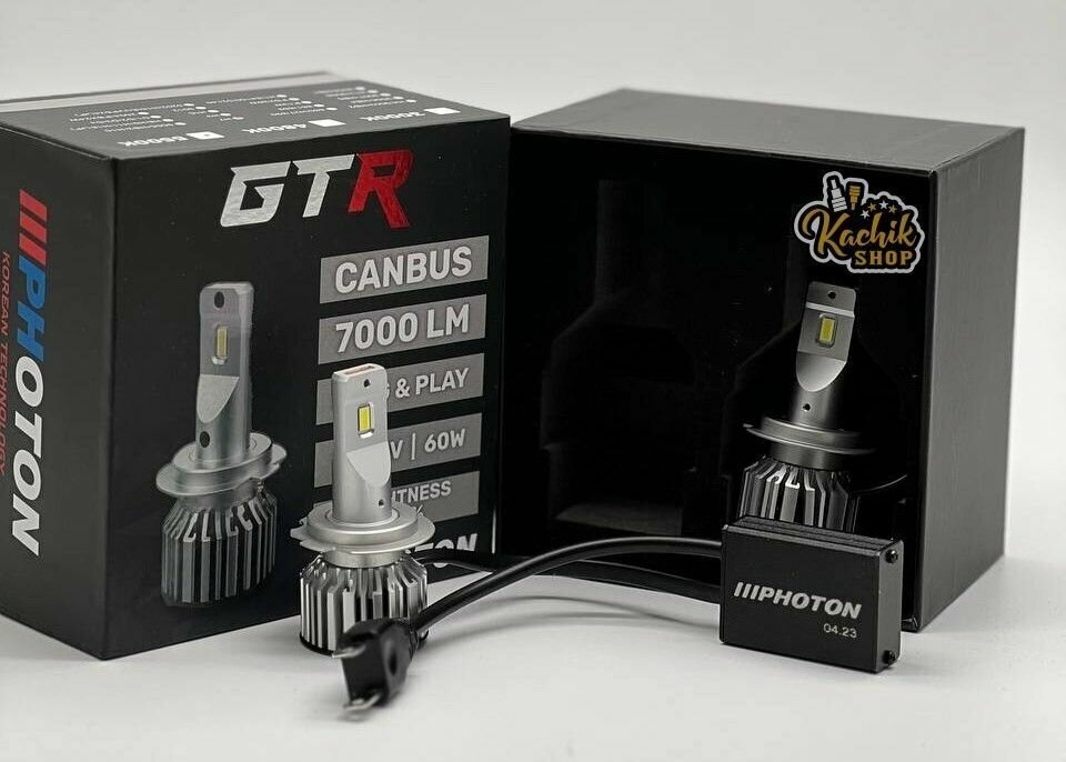 Светодиодные автомобильные лампы LED PHOTON GTR hb3. 10-30V 60W 5500K 2шт.