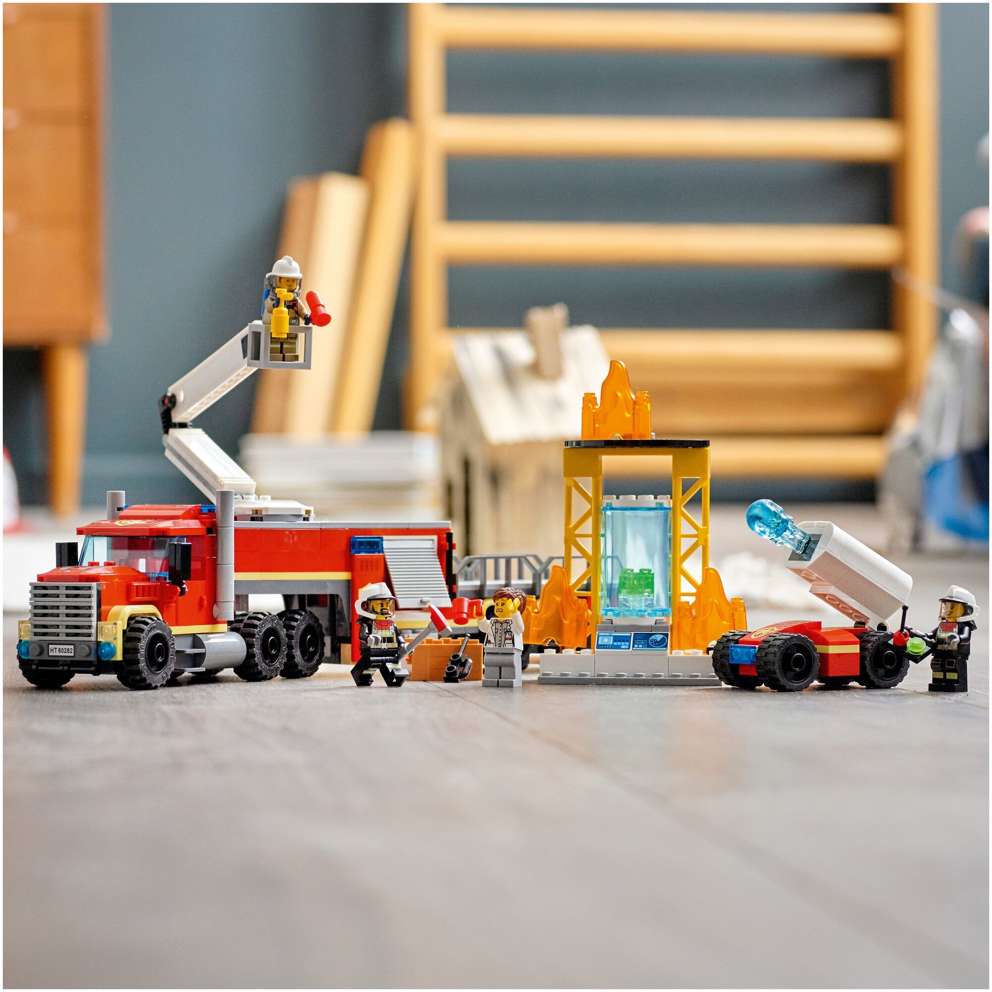 LEGO City 60282 Конструктор ЛЕГО Город Команда пожарных - фото №11