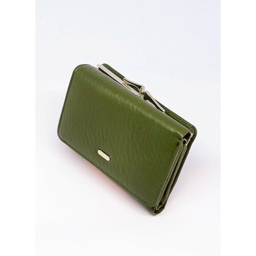 фото Кошелек , фактура гладкая, зеленый classic