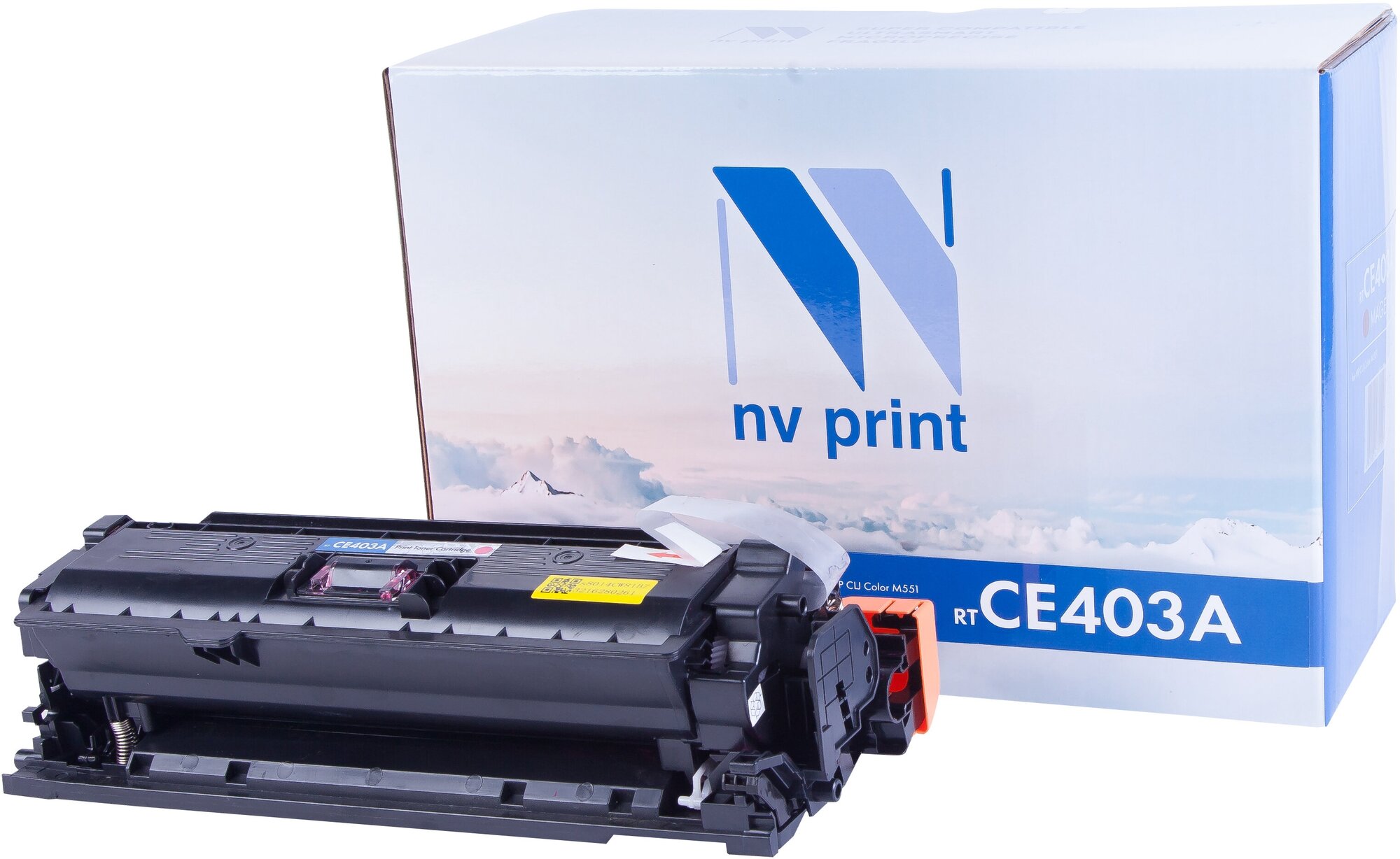 Картридж NV Print совместимый CE403A для HP CLJ Color M551 (пурпурный) {29894}