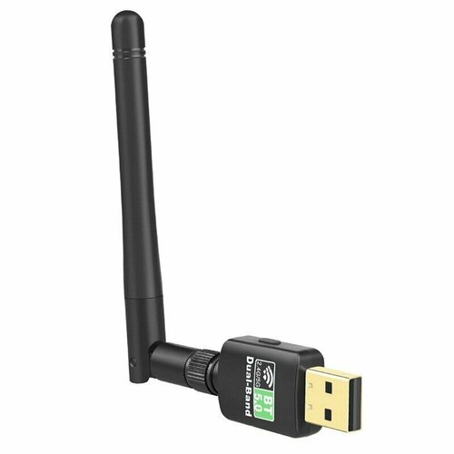 Адаптер Bluetooth + Wi-Fi Орбита OT-PCB20 (v5.0 + 2.4/5ГГц 600Мбит) wi fi 6 usb сетевой адаптер 1800 мбит с usb3 0 wi fi ключ 802 11ax двухдиапазонный 2 4g 5 ггц беспроводная сетевая карта windows 7 10 11