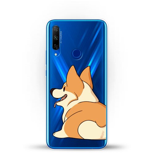фото Силиконовый чехол корги на honor 9x premium andy & paul