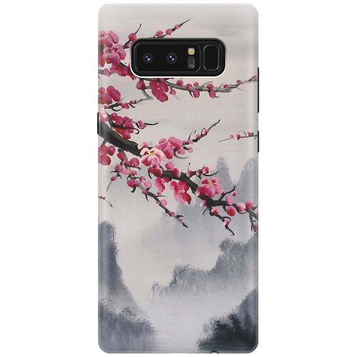 фото Cиликоновый чехол сакура на samsung galaxy note 8 / самсунг ноут 8 re:pa