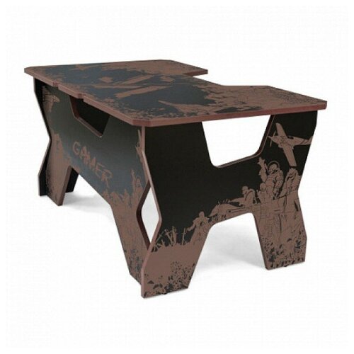 фото Generic comfort gamer2/vs/nc игровой стол чёрно-коричневый (лдсп е1,150 x 90 x 75)