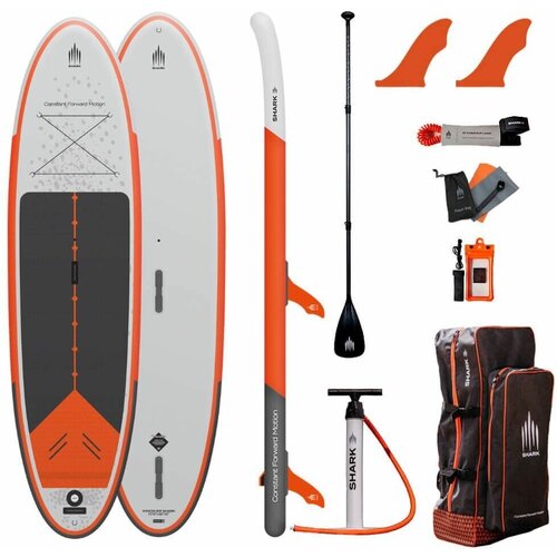 Cап борд надувной двухслойный для виндсерфинга Shark 11.0 Windsurfing-Fly X 2023 / Sup board, сапборд, виндсап, windsup