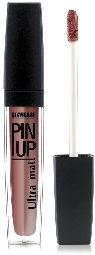 Блеск для губ `LUXVISAGE` `PIN UP` ULTRA MATT матовый тон 9 iced coffee