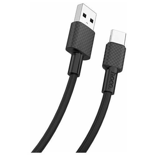 Кабель Hoco Superior Style USB - USB Type-C (X29), 1 м, 1 шт., черный кабель hoco superior style usb usb type c x29 1 м 1 шт белый