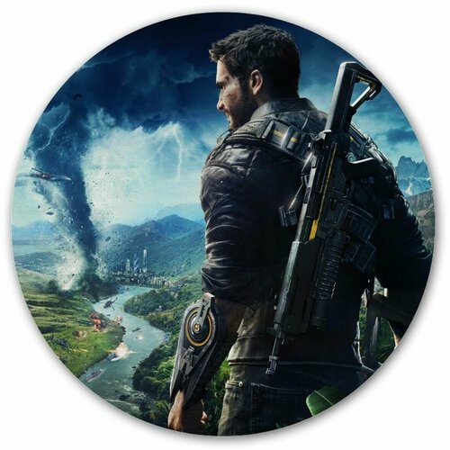 Коврик для мышки круглый Just Cause 4 Ricco Rodriguez